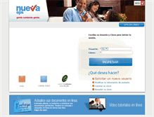 Tablet Screenshot of aplicaciones.nuevaeps.com.co
